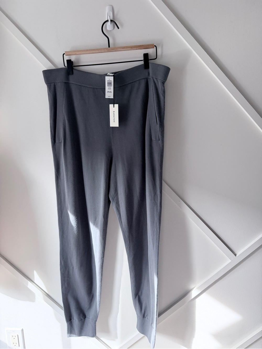 Aritzia Babaton Rodin High Rise Jogger XL Iconic Grey NWT